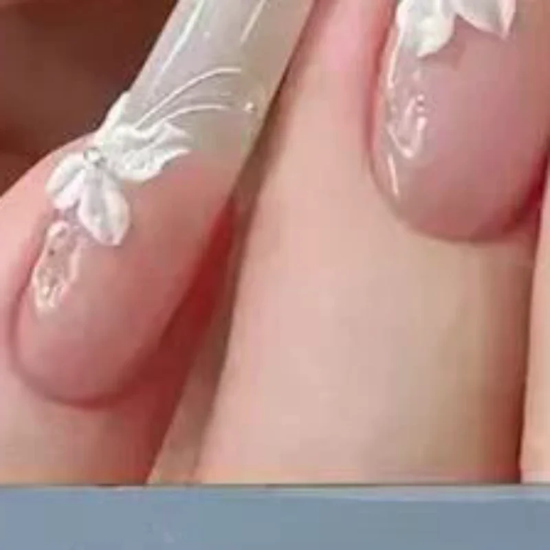 

Цветочная серия 3D силиконовые аксессуары для ногтей, форма для резьбы, ледяной цветок, лилия, шаблон «сделай сам», форма для резьбы по дизайну ногтей, подвески