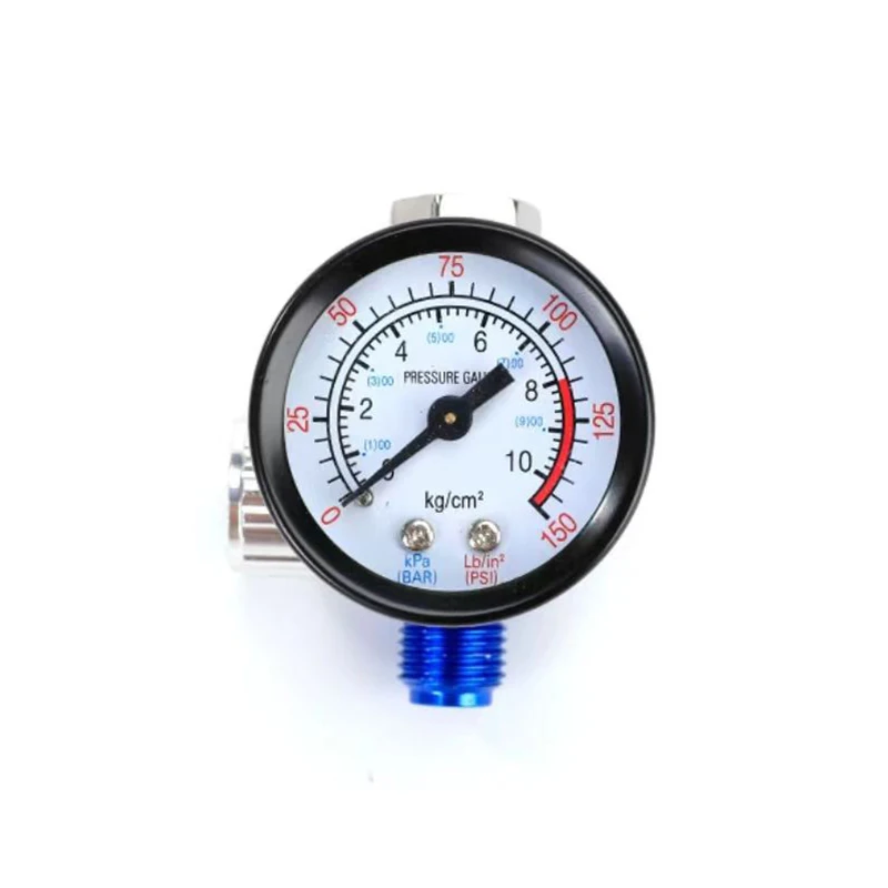 1/4NPT HVLP Spary Gun Regulator Air Pressure Gauge Regulator For Spray Gun