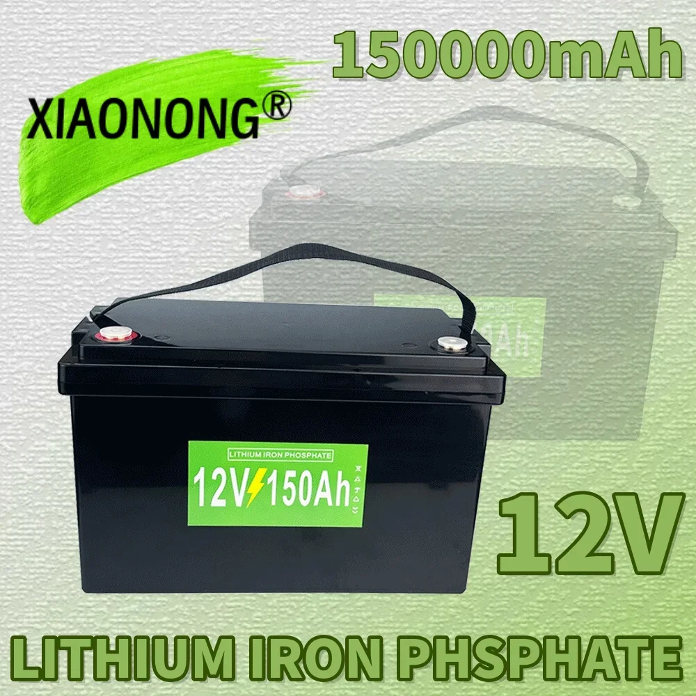 

12V 150Ah LifePo4 Battery 12.8V High-quality Rechargeable Battery Built-in BMS Lithium-Ion Phosphate Solar Cell tools