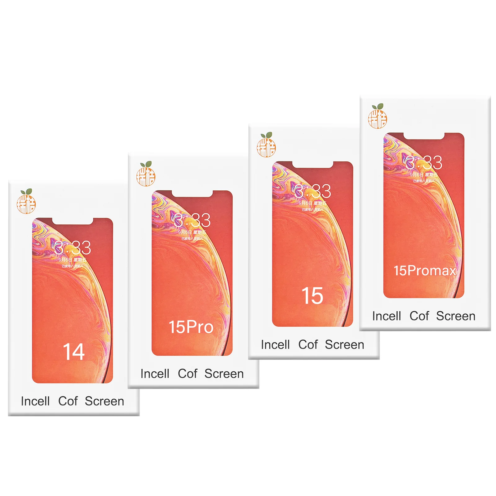 2PCS RJ Incell/Soft OLED Display LCD Touch Screen Digitizer Per iPhone X XR XSMAX 11 12 13 14 15 16PROMAX PLUS MINI