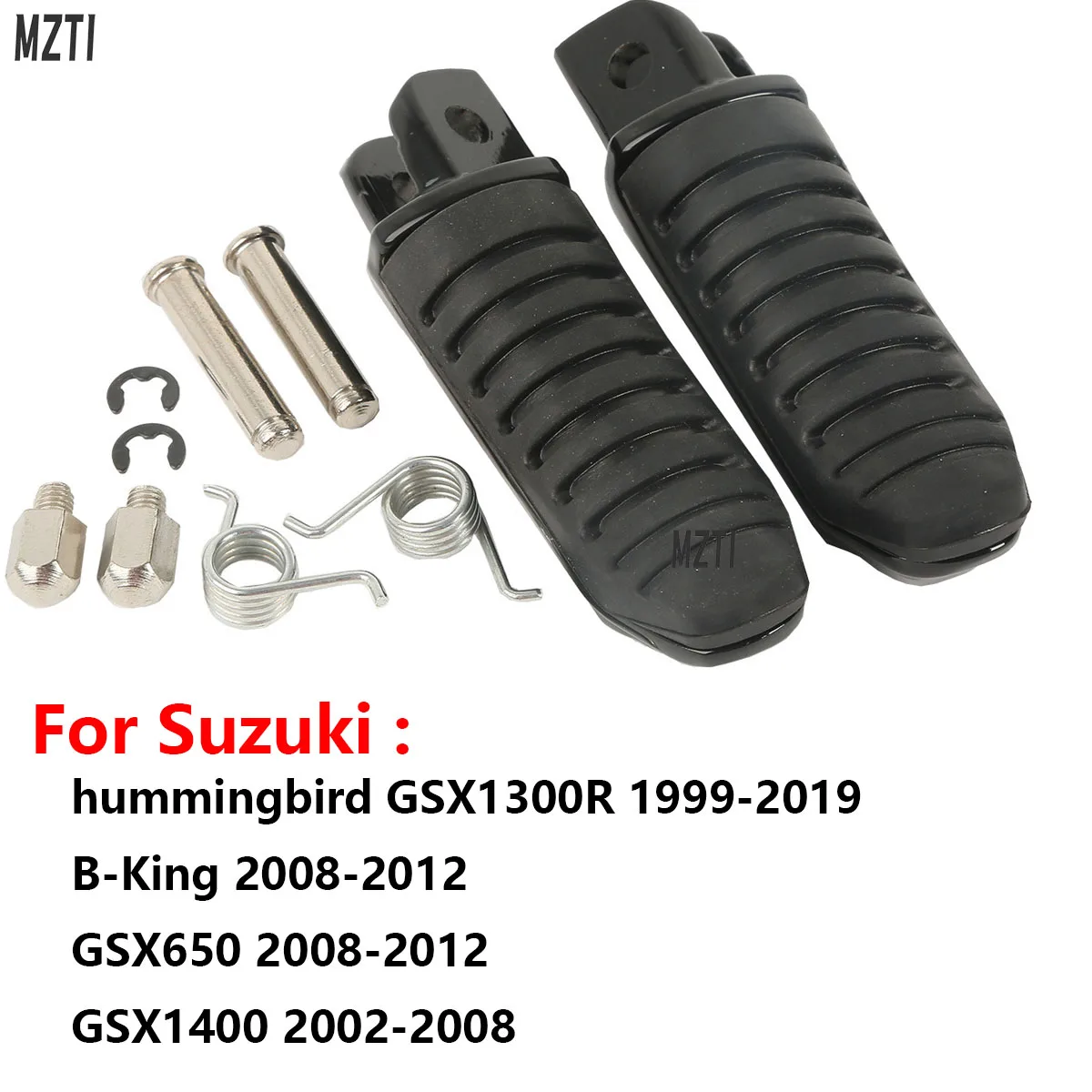

Motorcycle Foot Rests Pedal Front Footrest For Suzuki GSX650 2008-2012 GSX1400 2002-2008 GSX1300R 1999-2019 B-King 2008-2012