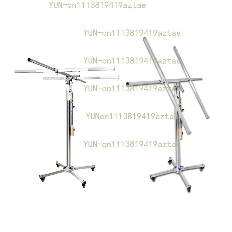 Carpentry Ceiling Gypsum Board Sealing Artifact Lifting Bracket Platform Stainless Steel Manual Portable Lift