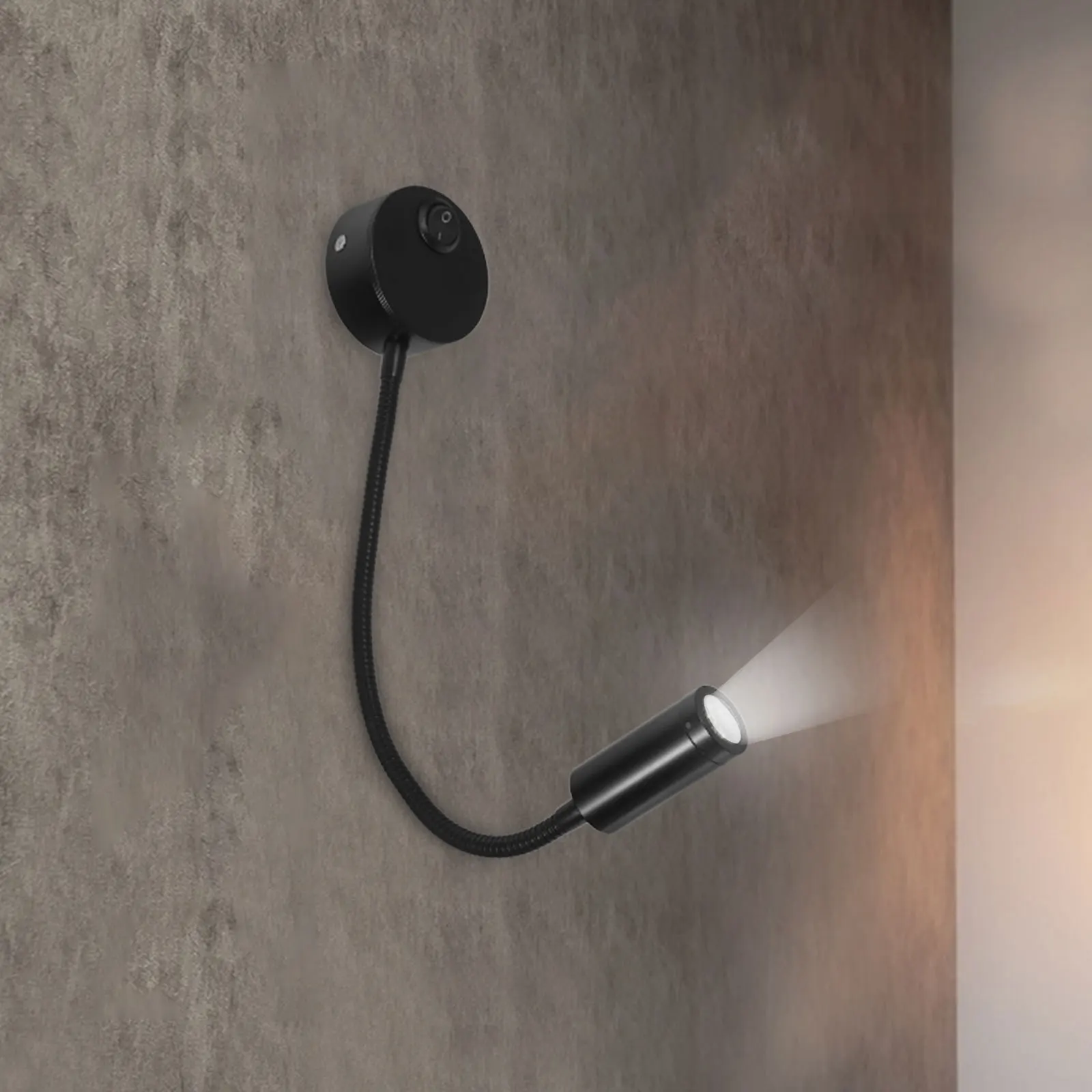 2 قطعة LED السرير الجدار مصباح خمر الألومنيوم معقوفة مرنة القراءة ضوء ديكور الصناعية لغرفة النوم غرفة المعيشة شرفة