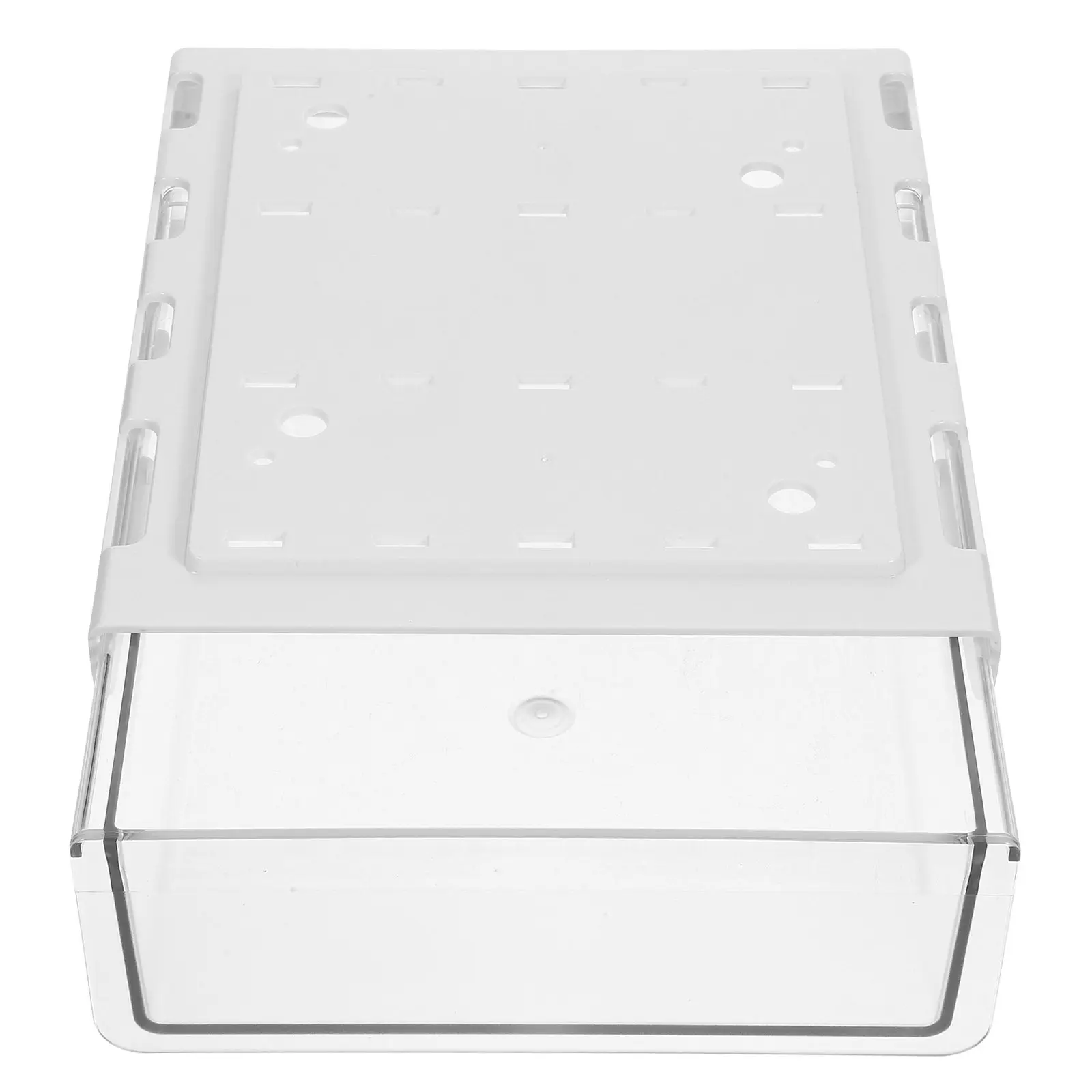 

Hidden Desk Drawer Under Table Organizer for Office Kitchen Bedroom Study Room Stationery Storage Box Large Size ABS PVC Acrylic
