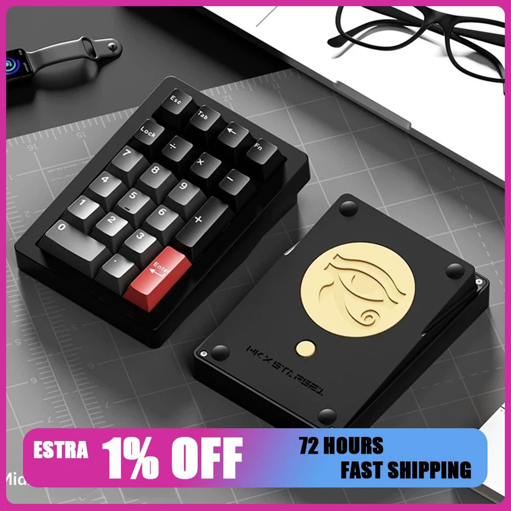 WEIKAV Stars21 Tri-Mode Aluminum Mechanical Numeric Keypad QMK VIA Hot-Swappable RGB For Gifts