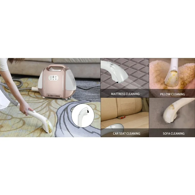 Máquina de limpeza a vapor exclusiva e multiuso, novo design de boa qualidade para limpeza de sofás e colchões de hotel