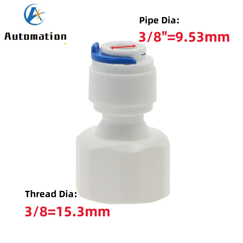Akcesoria do akwarium RO Szybkozłącze 1/8 1/4 3/8 1/2 3/4BSP Adapter z gwintem wewnętrznym Prosta rurka kombinowana Oczyszczanie wody