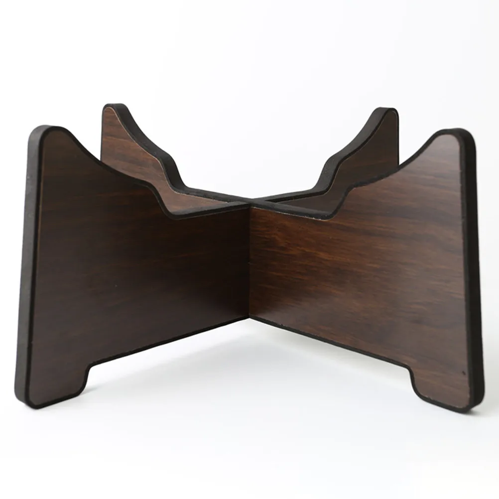 

Professional Tongue Drum Stand Wooden Sturdy Holder for Hand Pan Drum Lightweight Portable Display Shelf Percussion Instrument