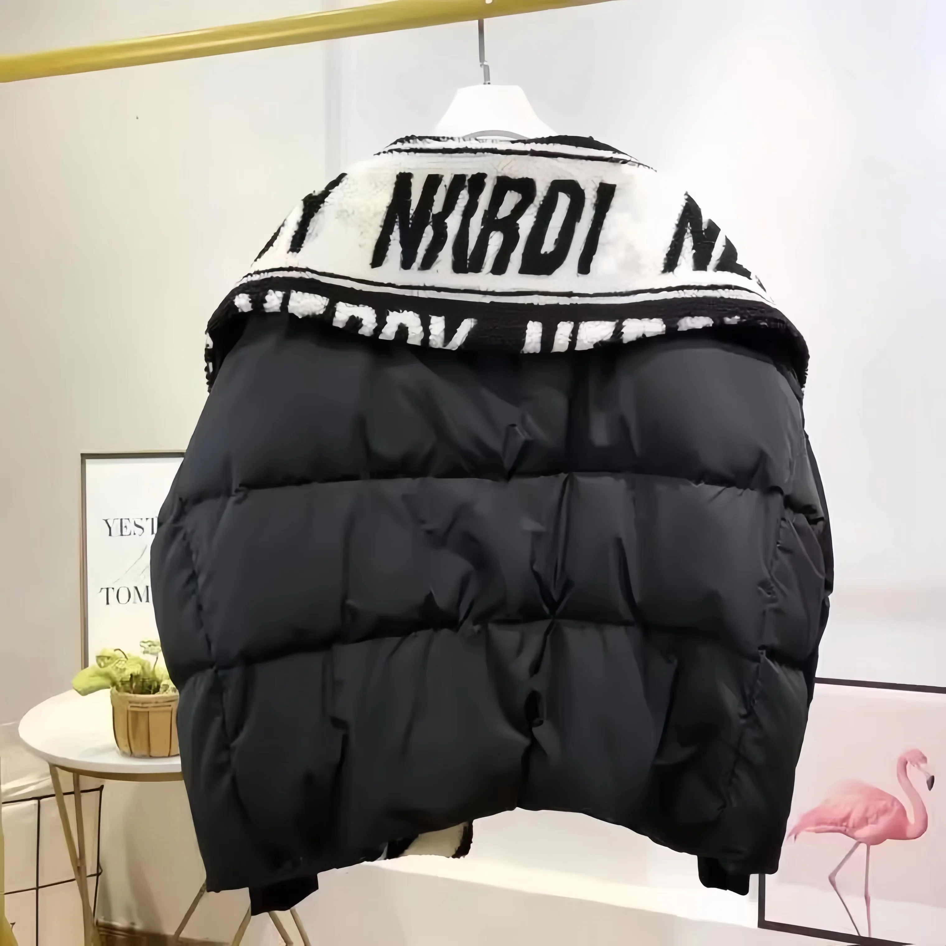 Cotton Coat for women, single-breasted jacket, casual parkas, English style, female clothing, new winter