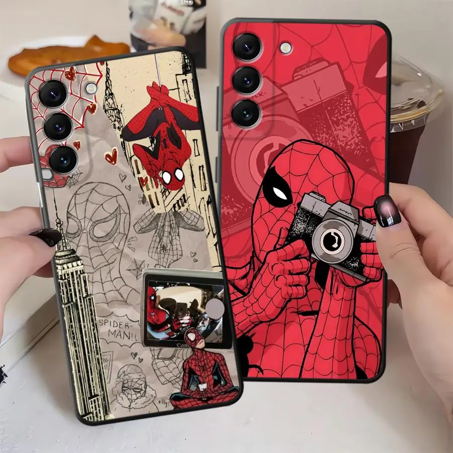 حافظة رائعة لهاتف سامسونج جالاكسي A25 A71 A23 A53 A24 A55 A36 A35 A22 A52 A26 A72 A32 A51 A73 A41 هاتف ناعم أسود