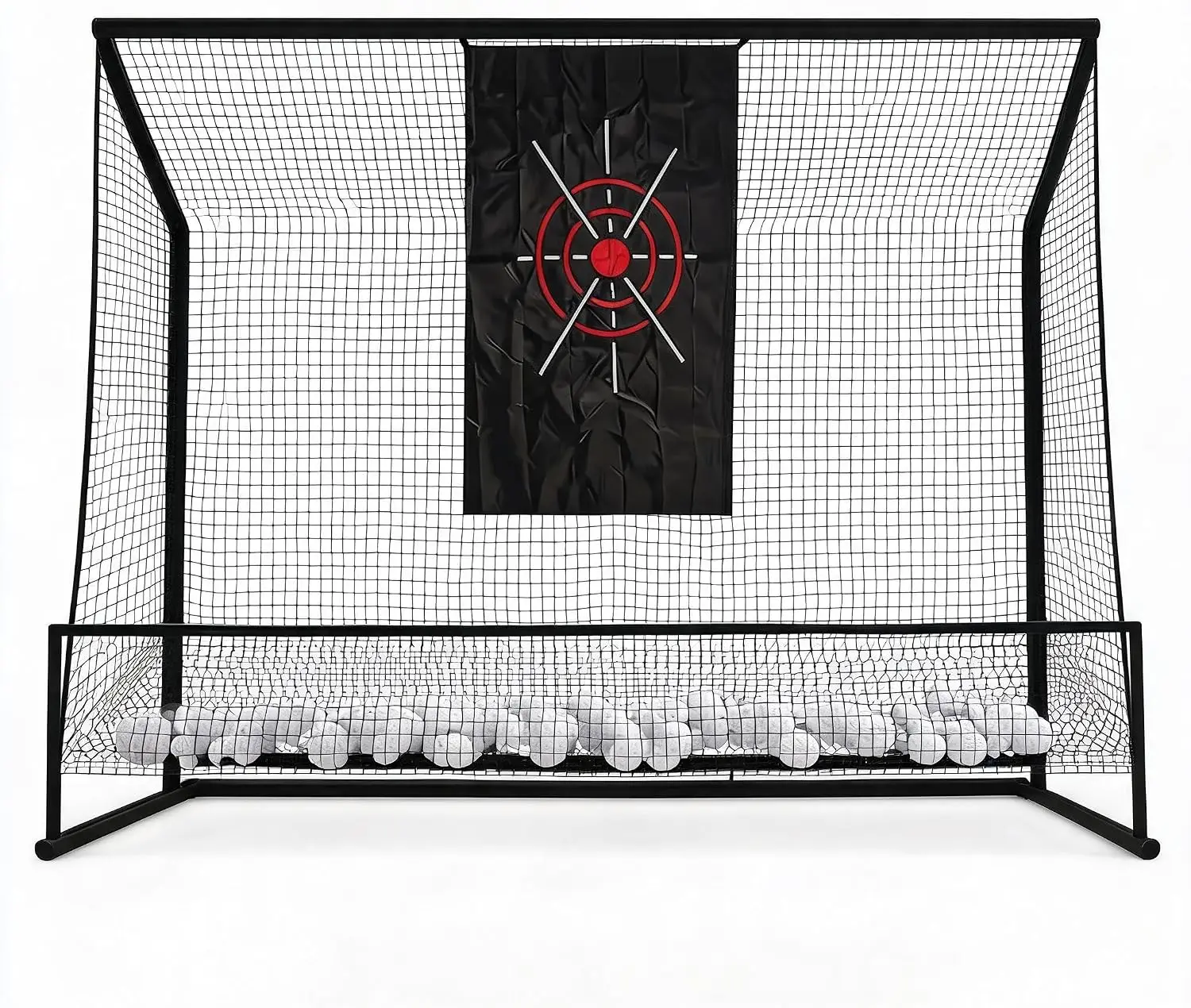 Tacleekii Heavy-Duty Golf Practice Net 10x7.5 ft for Backyard & Indoor - Real Ball Driving & Chipping, Goal Cloth, Durable Netting, Carry Bag