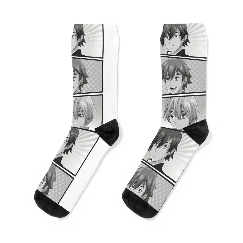 

Manga Anime Young Men Socks