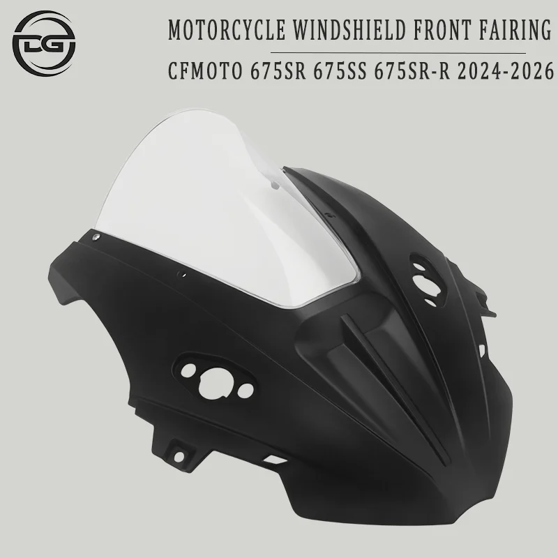 For cfmoto 675SR 675SR-R 675SS 2024-2026 Motorcycle Split Type Racing Sports Front Screen windshield Deflector Accessories