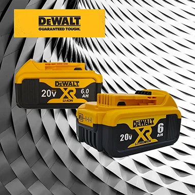 

DCB206 Батарея Dewalt 20 В Макс. 6 Ач XR Литий-ионный сверхсильный электрический беспроводной набор инструментов Замена набора инструментов