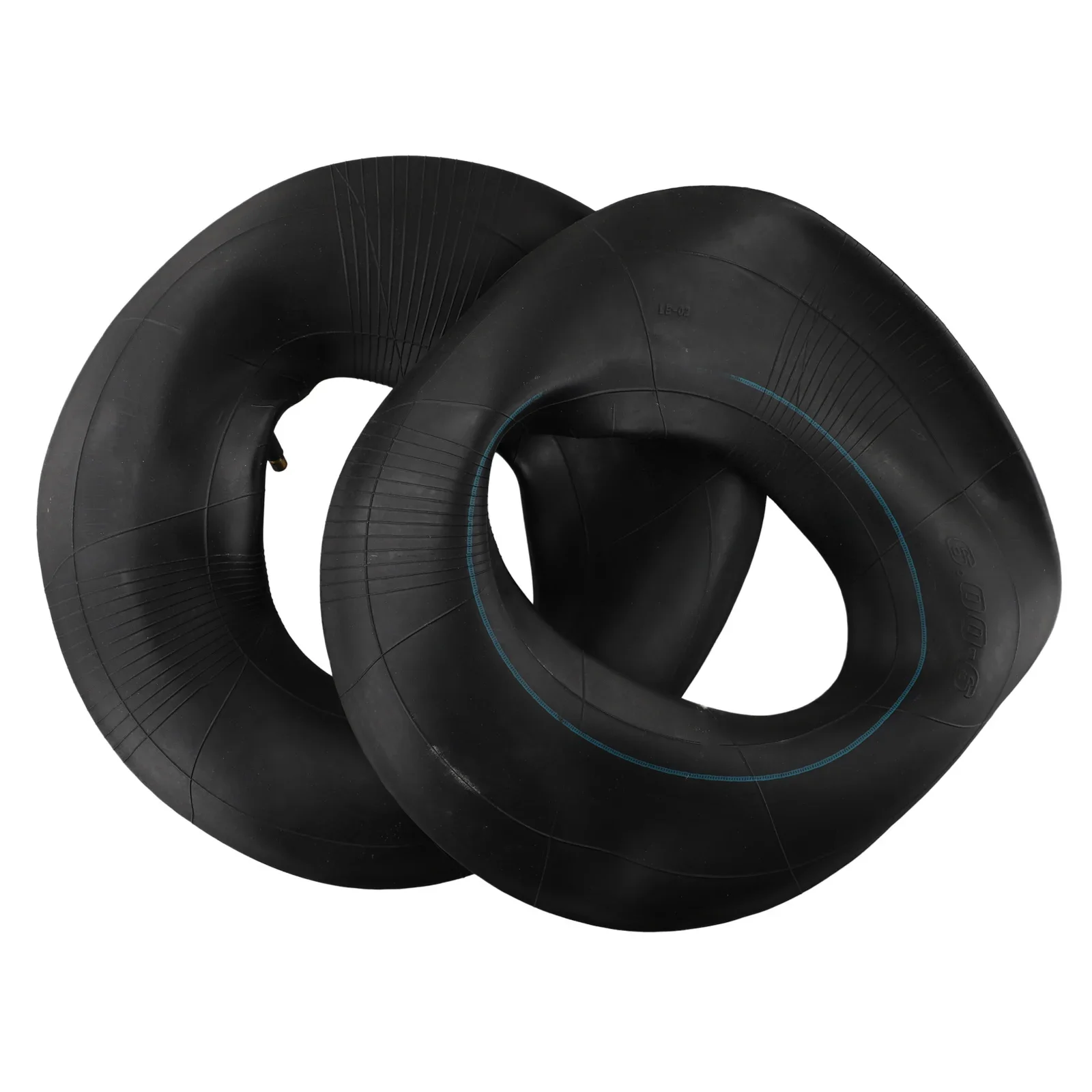 2 Pack Lawn Mower Inner Tubes 15x6.00-6 NHS TR13 Valve Heavy Duty Rubber Replacement For Garden Tractor, Golf Cart And Tires