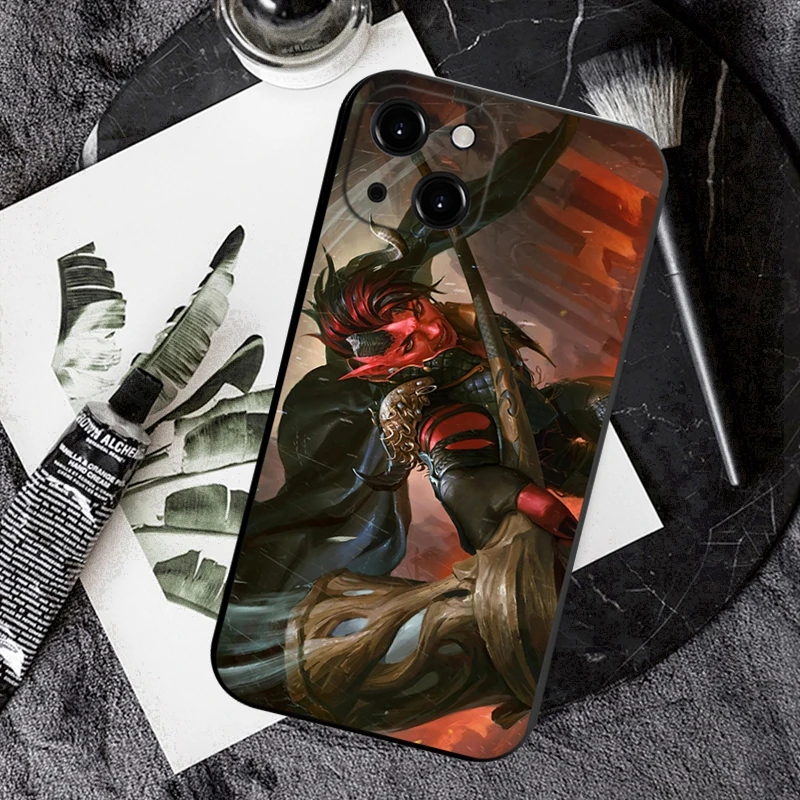 Funda de teléfono Baldur's Gate III BG3 Astarion Shadowheart Laz'el Gale para iPhone 14 13 12 11 Pro Max Mini XS X XR SE3 2 7 8 Plus