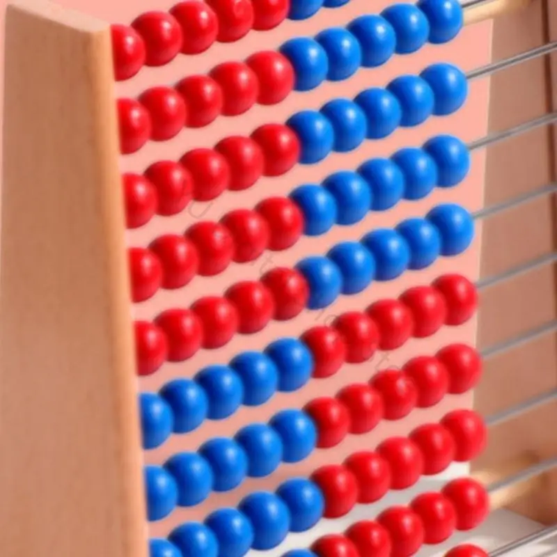 96BA Abakus-Lernwerkzeug aus Holz mit Karten und Stift für Mathematikaktivitäten Klassenzimmer – Detail 8
