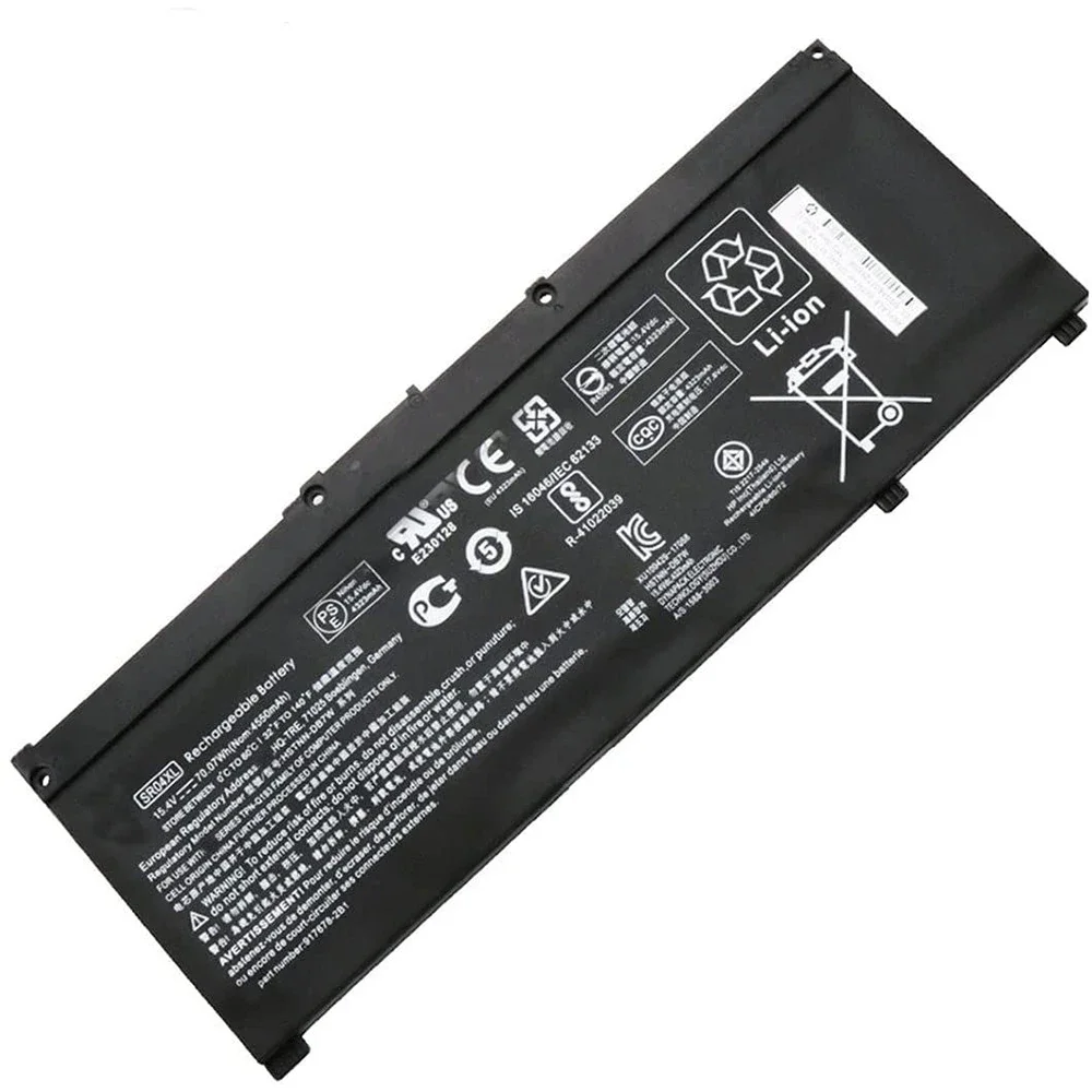 Imagem -06 - Bateria do Portátil para hp Omen Novo Original Sr04xl 15.4v 770 wh 15-ce 917724855 Hstnn-db7w 9176782b1