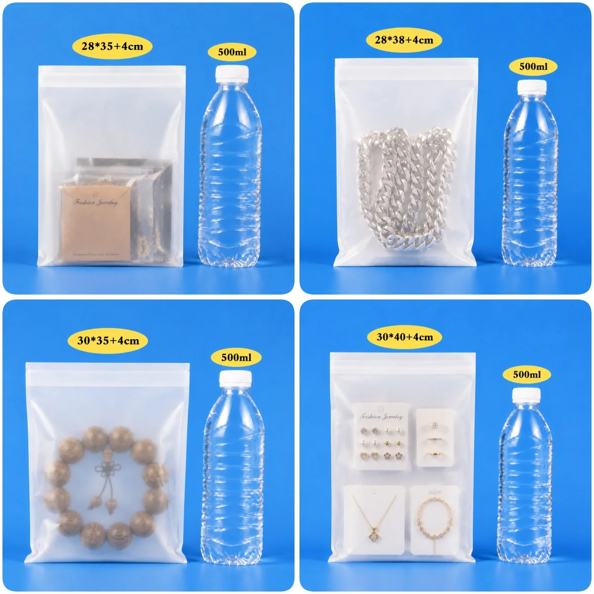 Umweltfreundliche, biologisch abbaubare Glasin-Papiertüten, halbtransparente Tasche, selbstklebende Umschläge, für Datenkabel, Kleidung, Accessoires – Detail 13