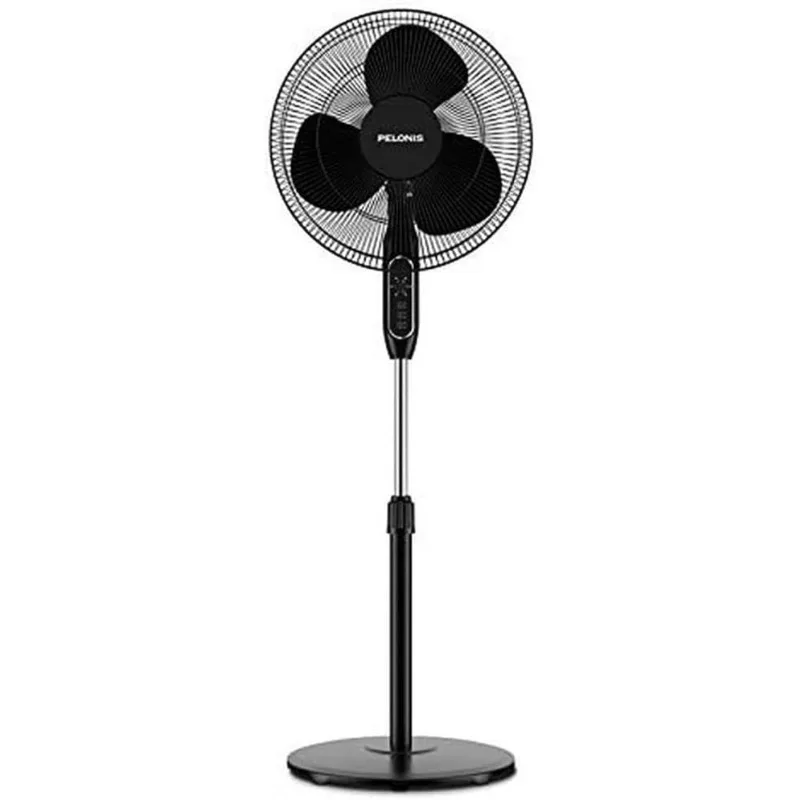 

PELONIS 16'' Pedestal Remote Control, Oscillating Stand Up Fan 7-Hour Timer, 3-Speed and Adjustable Height