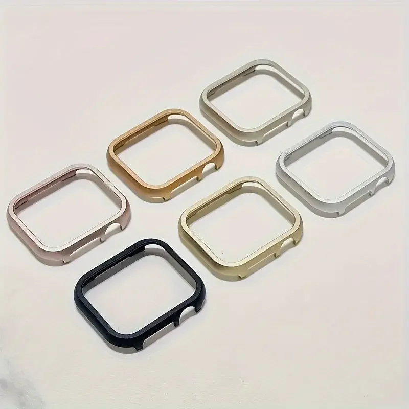 Metal Case for Apple Watch Ultra 2 Series 9 8 7 41mm 45mm Aluminium Alloy Bumper Cases for iWatch 6 5 4 SE 40mm 44mm Frame Cover