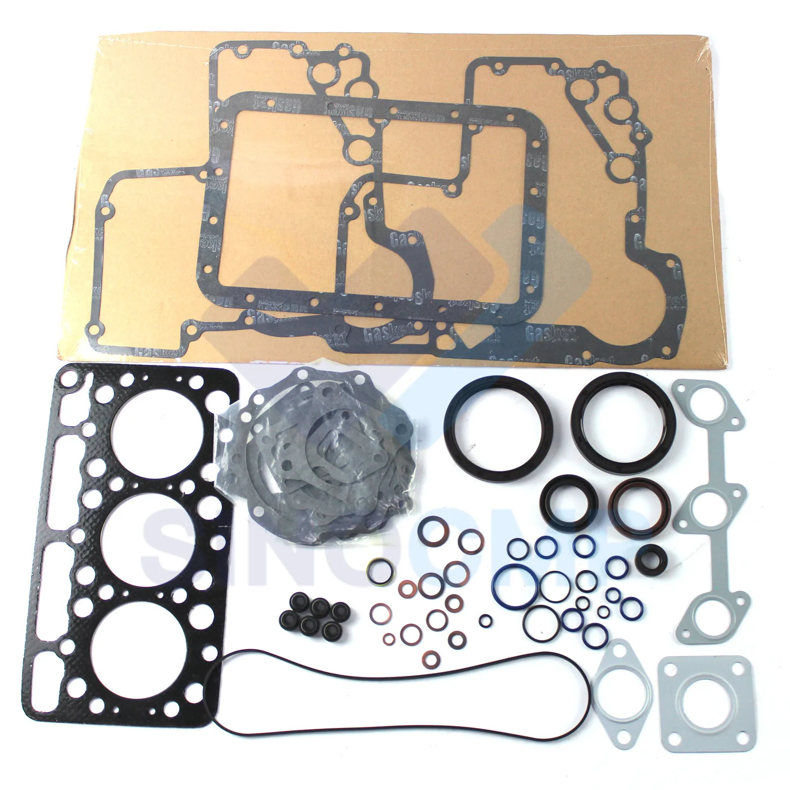 D750 D750-B Engine Gasket Kit For Kubota B5200D B5200E B7100 B1702DT B7100HST-E B7100HST-II-DT Tractor