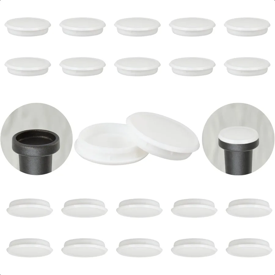 

Wrought Iron Patio Caps 1.33 Round Plastic Outdoor Chair Leg Caps Floor Protectors for Metal Chairs Tables Patio Furniture Rep