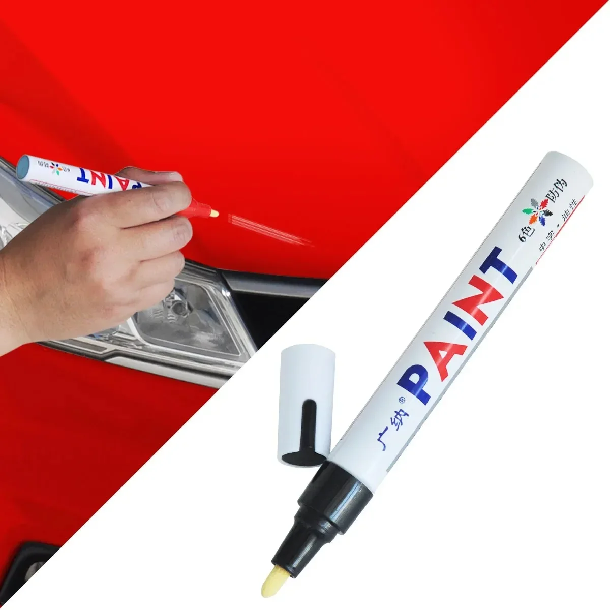 Lack Reiniger Auto Rad Reifen Fettige Malerei Stift Auto Gummi Reifen Poliert Metall Permanent Marker Graffiti Touch Scratch Nass Wachs – Detail 14