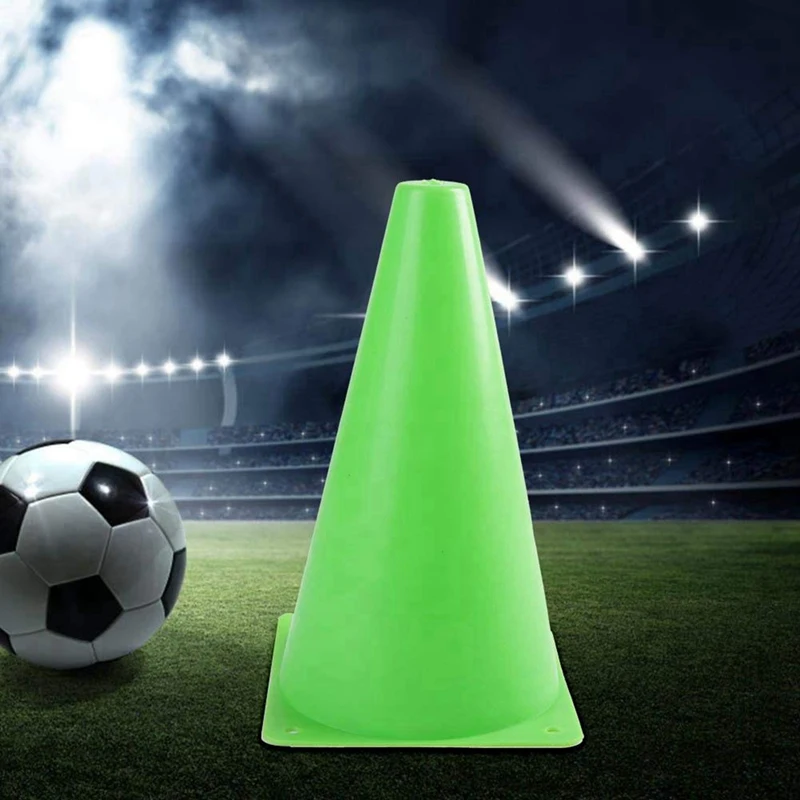 Soccer Training Cone 10 Pcs 23Cm Soccer Training Marker Football Sign Bucket Road Cone Obstacles Roadblocks Soccer Sport