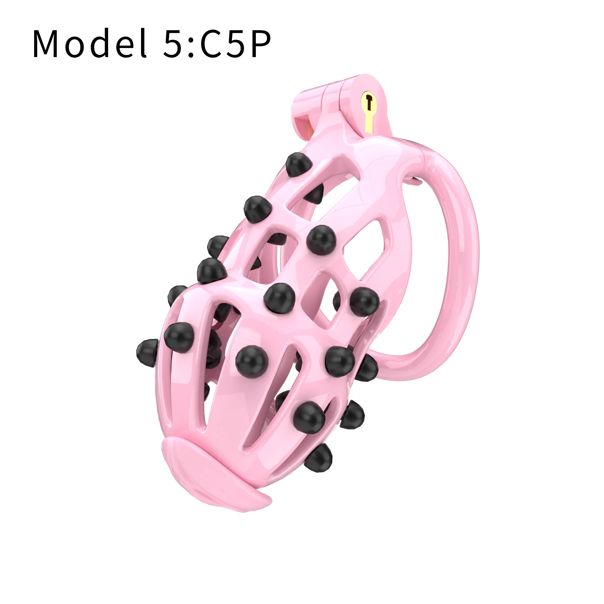 Bdsm Pink Chastity Cage With Pink Spikes Erotic Chastity Cage정조대Sissy Male Cock Cage Penis Wear Alternative Stimulation Sex Toys