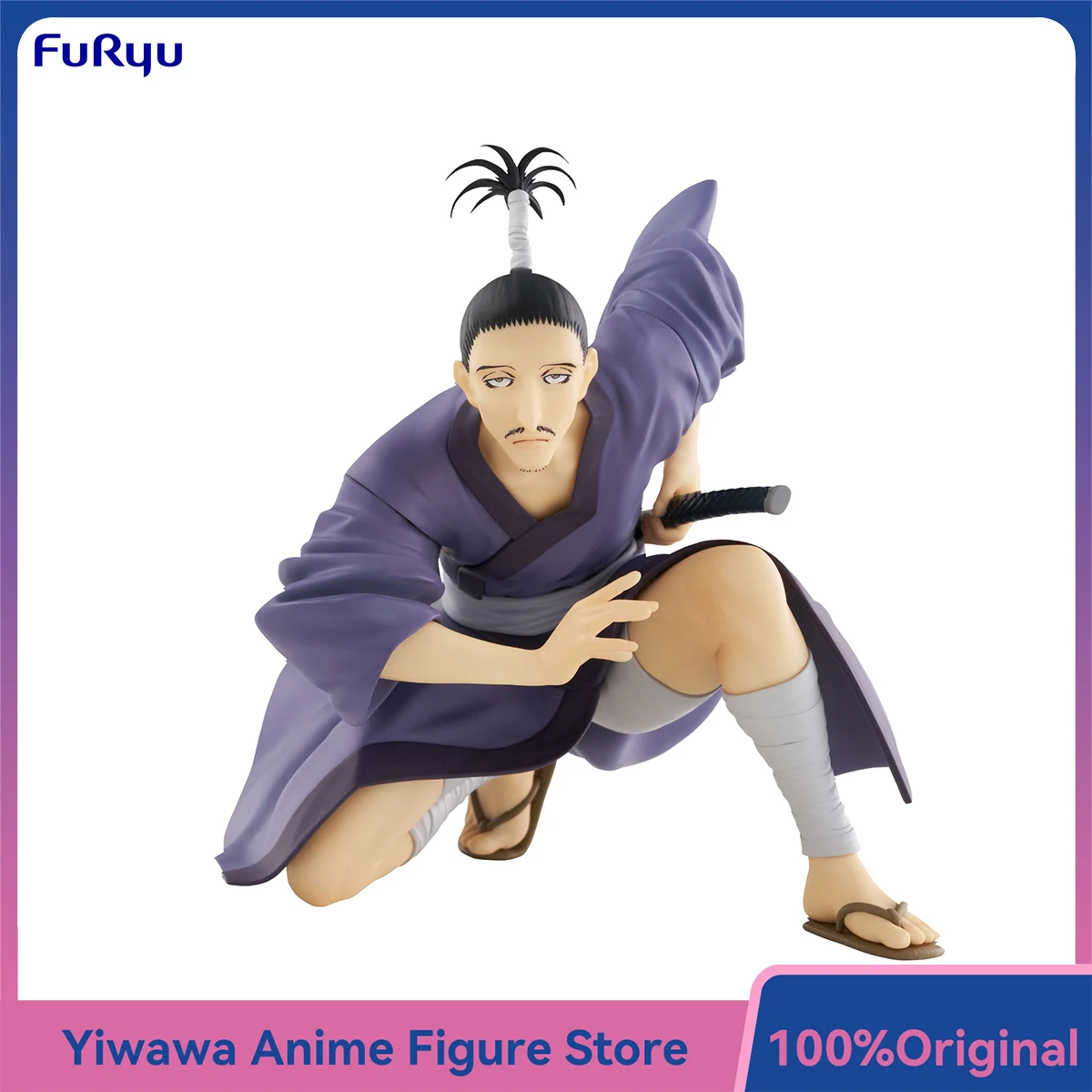 Najnowsza figurka FuRyu Noodle Stopper Hunter Hunter Nobunaga Hazama, figurki anime, kolekcjonerski model, oryginalna ozdoba.