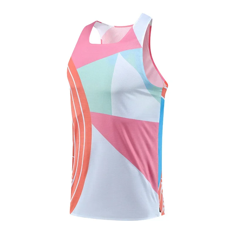 

3D Print Colorful Block Graphic Men's Women's Tank Tops Summer Outdoor Running Sports Training Sleeveless Vest Casual Unisex Top