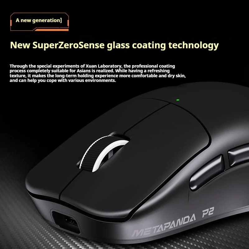 Metaphyuni P2 souris de jeu 3395 sans fil Bluetooth 2.4g 3ème Mode connexion léger balayage bureau 4k souris garçon cadeau