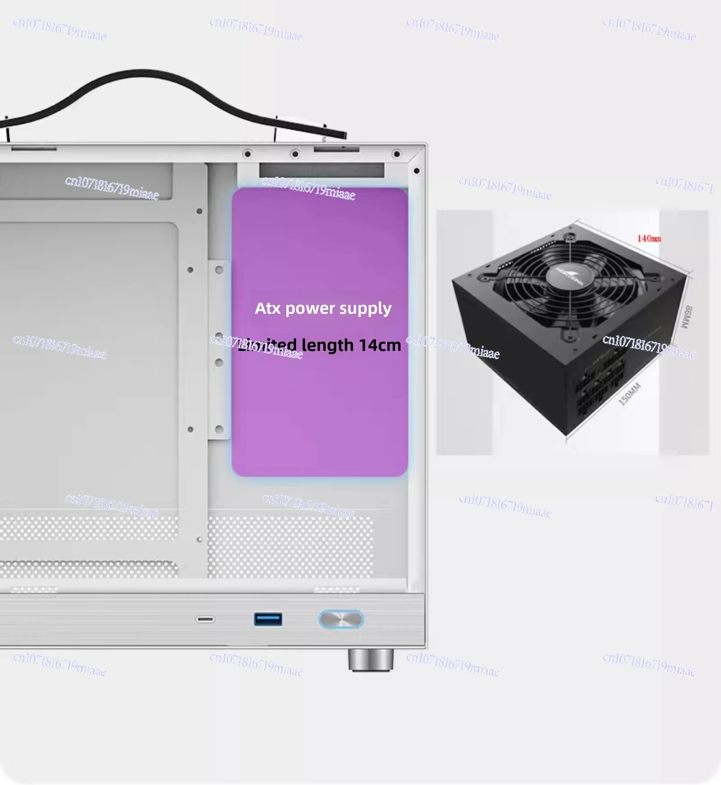 G200 Case Draagbare ITX Draagbare TYPECmini Computer Hoofdbehuizing Desktop