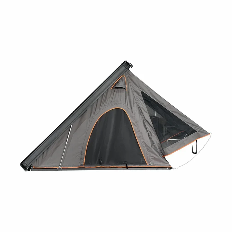 Roof Top Tent Light Weight Quick Setup Aluminum Hard Shell with Ladder Four-Season Waterproof One Bedroom 2-3 Person！