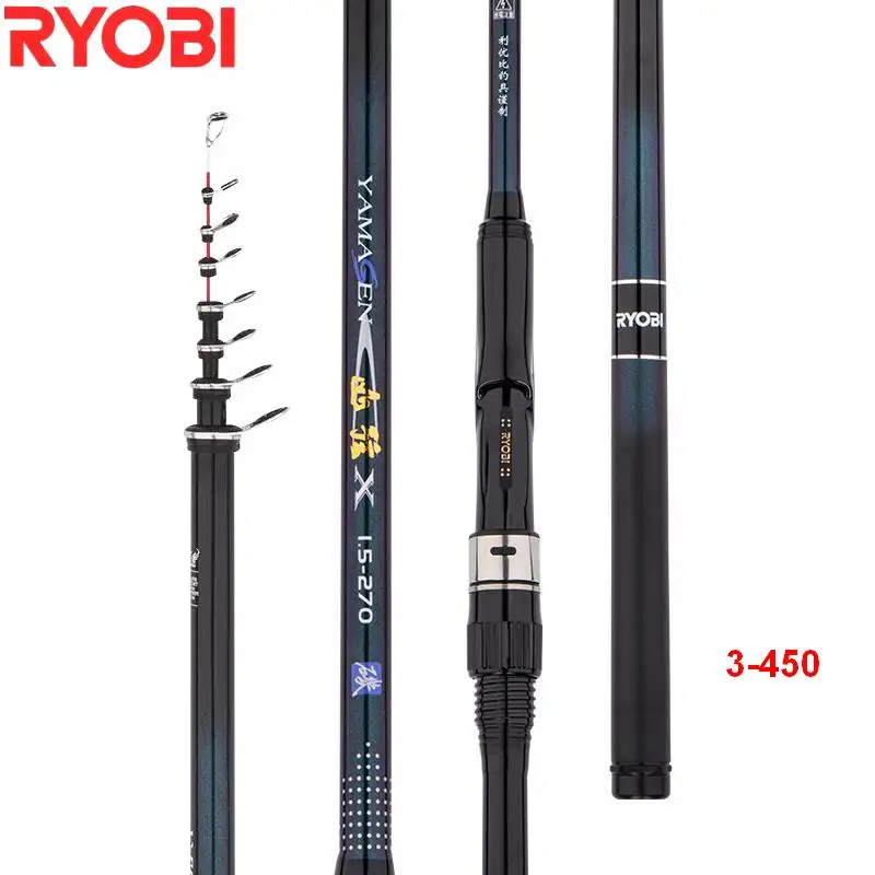 

ZZ385 Геган 3 # 2 # 1.5 # Удочка для рок-рыбалки из углеродного волокна 3,7 м 4,5 м 3-370 3-450, вес свинца 12 г или больше, без катушки