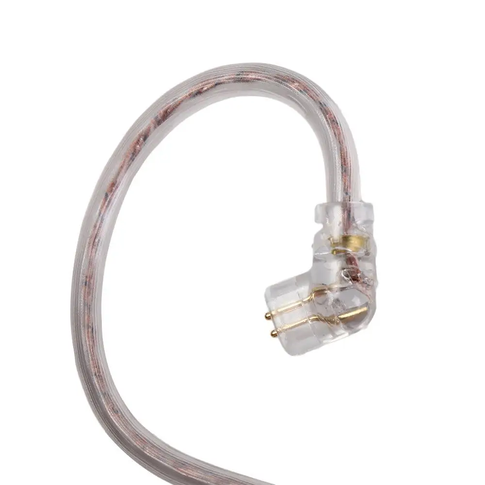 For KZ ZEX Upgrade Twisted Cable High-Purity 2Pin Cable 2Pin Headphone Cord ZS10 Earphone Wire KZ Earphones Cord In Ear Cable