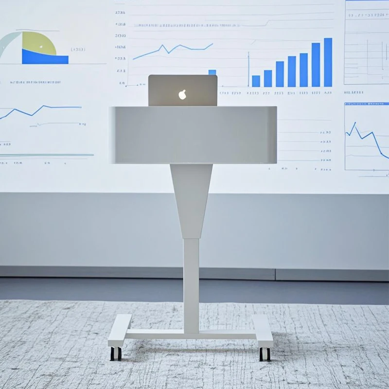 Movable podium, conference speech podium, training classroom,  lift and lower lecture chair podium