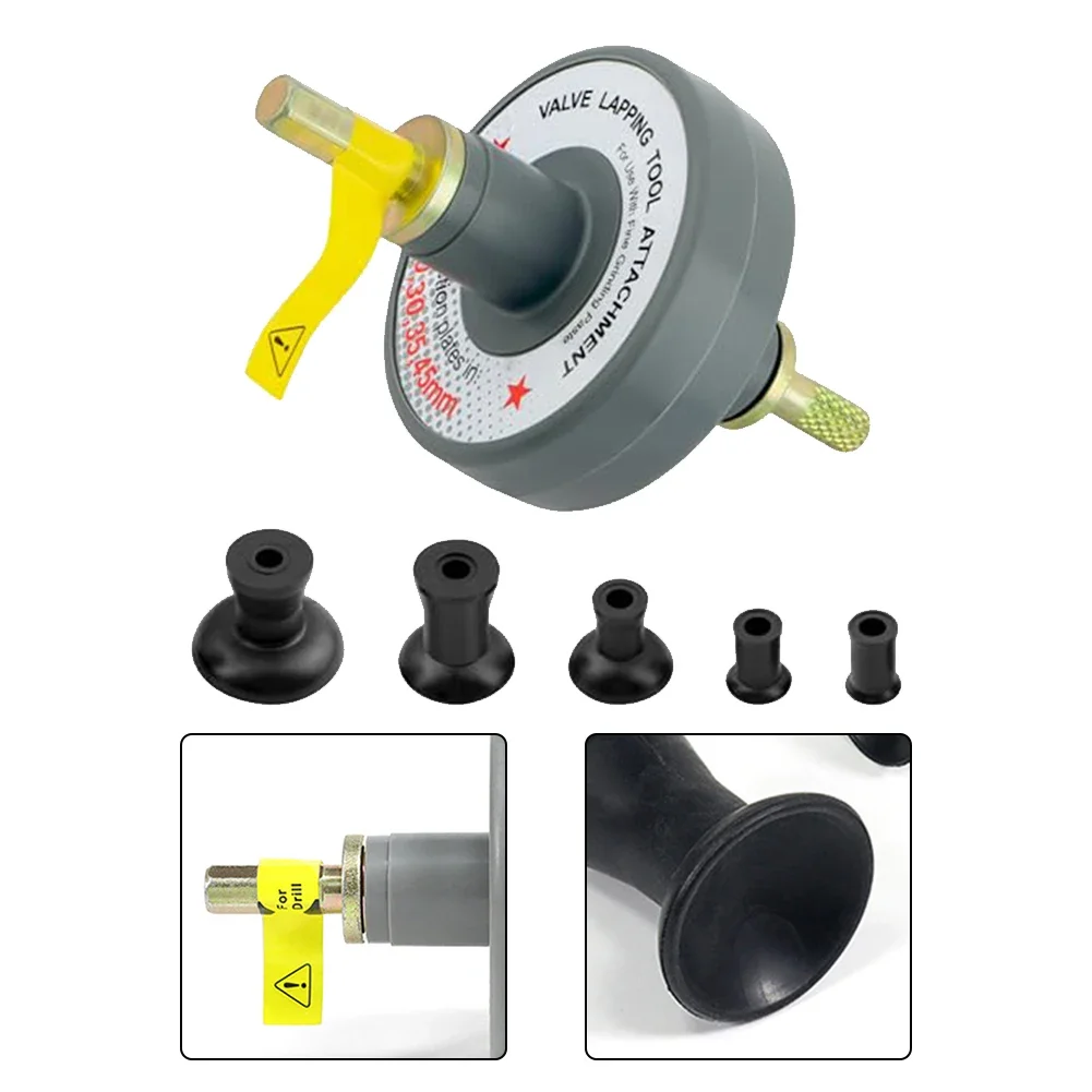 Valve Lapping Tool Attachment With 5 Suction Cups For Automotive Motorcycle /ATV Small Engine Valve Grinding Repair Kit