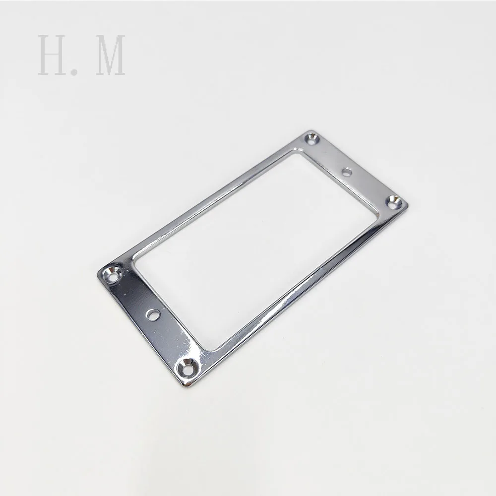 Guitar pickup accessories Dual pickup frame frame Metal electric LP guitar pickup outer frame silver black