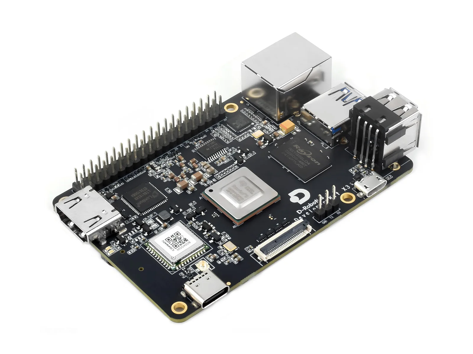 Imagem -03 - Waveshare-d-robotics Rdk x3 Development Board Processador Quad-core Arm Cortex-a53 5tops Edge Inference Opções para 2gb 4gb