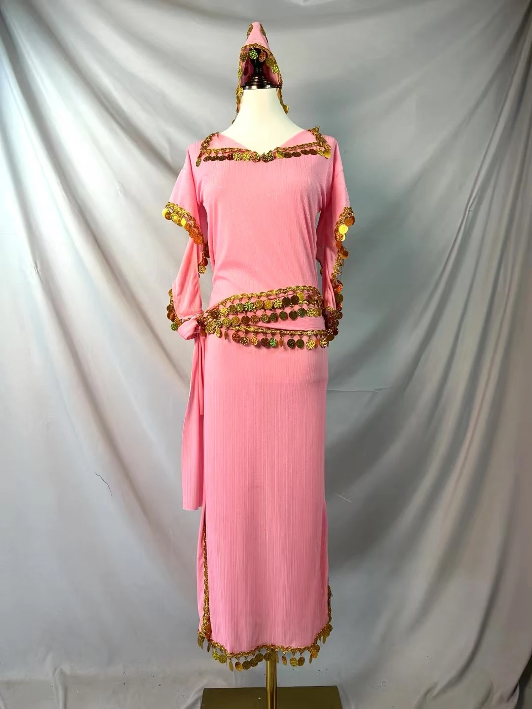 2025 ملابس رقص البطن المتقدمة الترتر رداء سعيدي بلدي المنافسة المهنية الجلباب أداء الرقص الشرقي الملابس