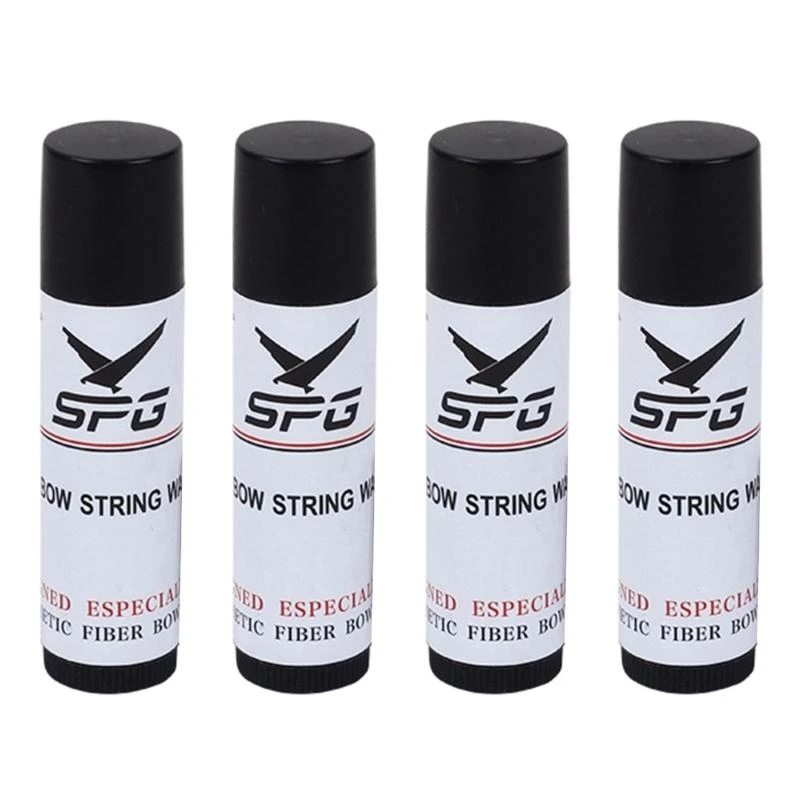 547B 4Pcs String Wax Bowstring Wax String Protective Lube Bowstring Reduce Friction and Prevent Fraying, Bowstring Wax