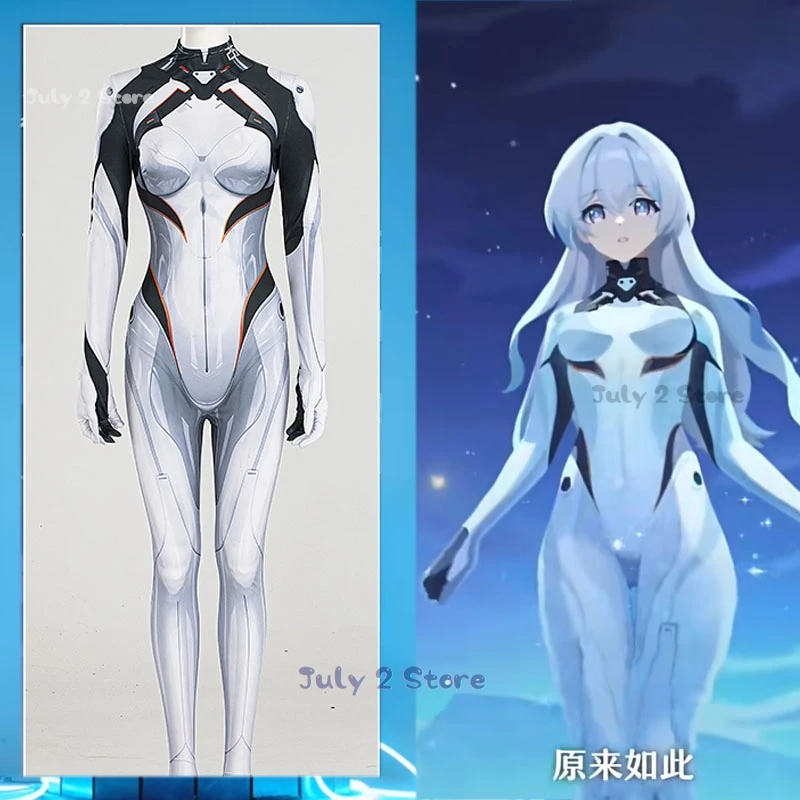 Firefly Jumpsuit Game Honkai: Star Rail Cosplay Costume New Suit Wig Clothes Uniform Cosplay Penacony Fit Sexy Suit