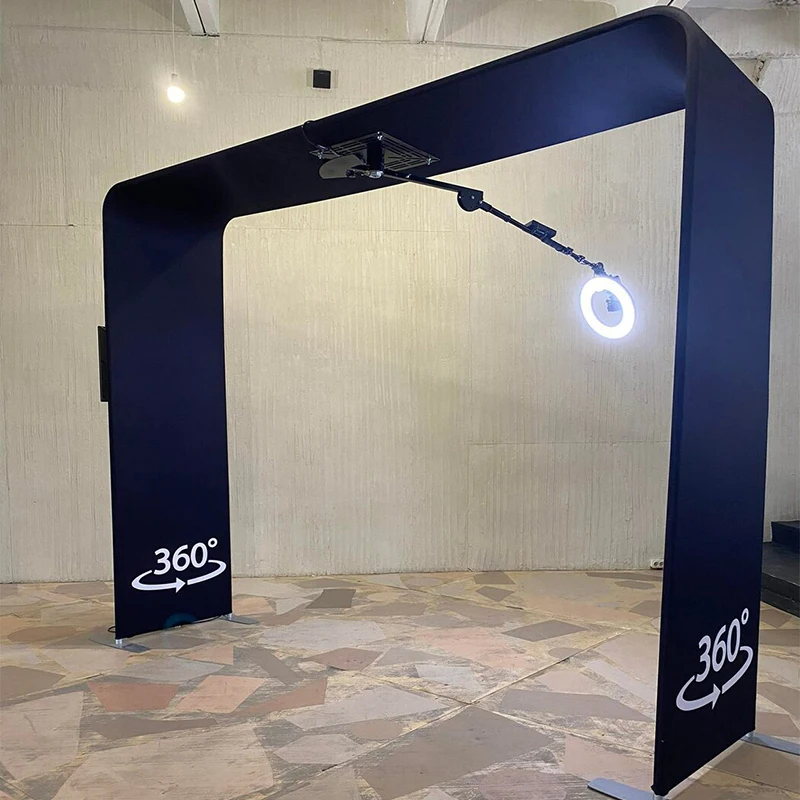 2023 Newest Overhead 360 Spinner Automatic 360Photo Booth Machine For Sale