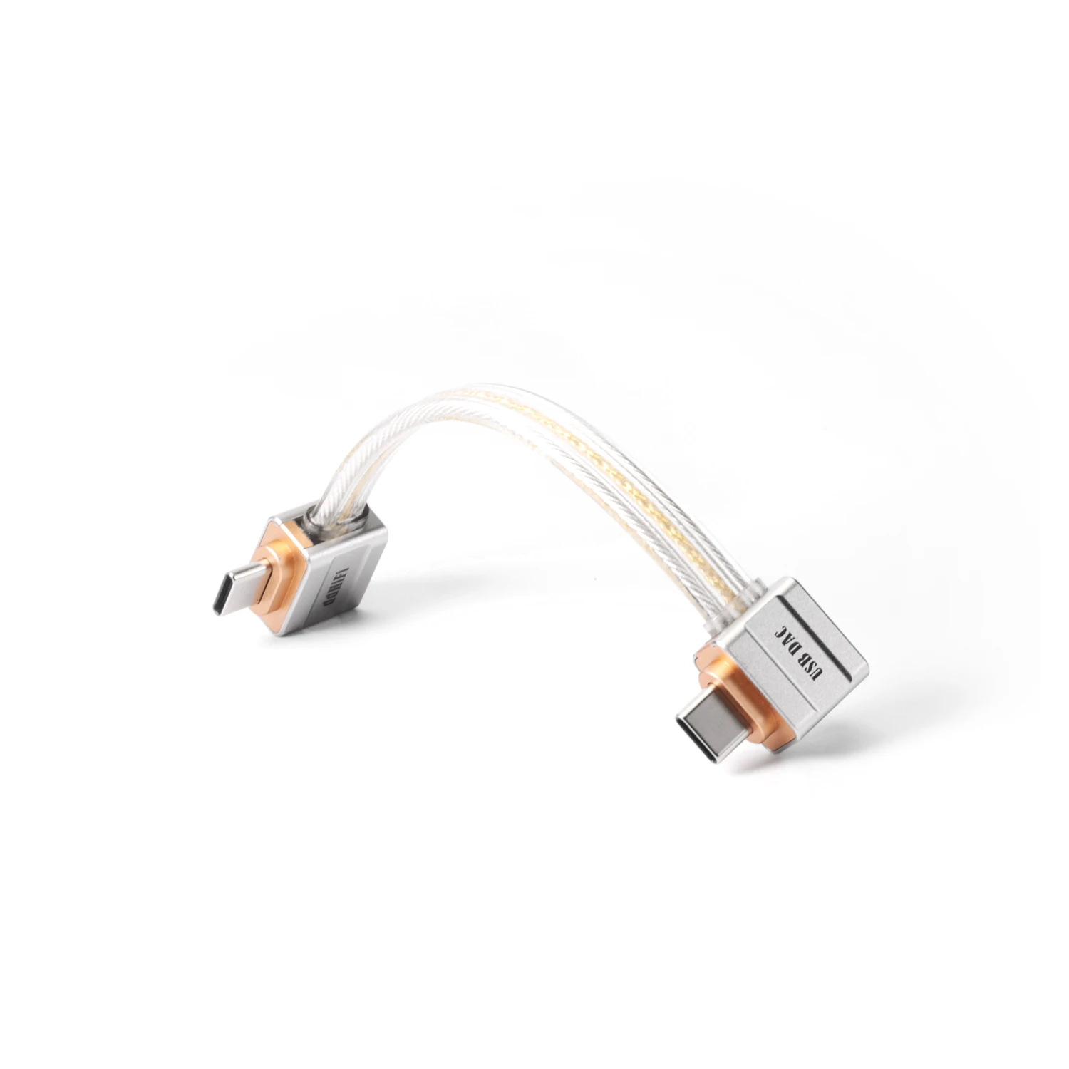 DDHIFI TC19LL L-Shaped Pure Silver Digital Signal Cable with Stepped Non-Slip Ergonomic Design