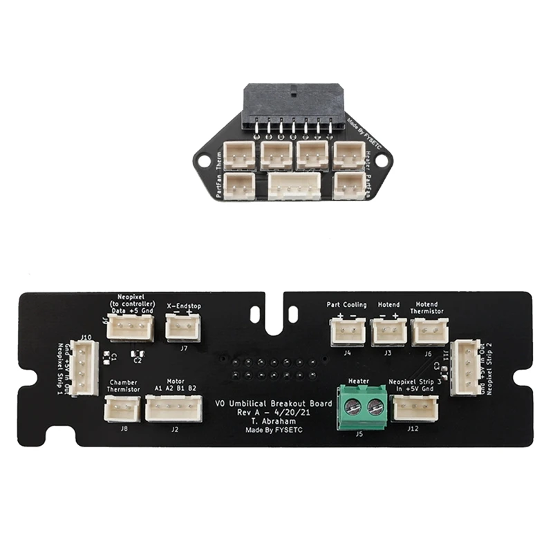 NEW-3D Printer Parts VORON V0.1 UMBILICAL FRAME TOOL HEAD Include Chamber Temperature Thermistor And Neopixel Support