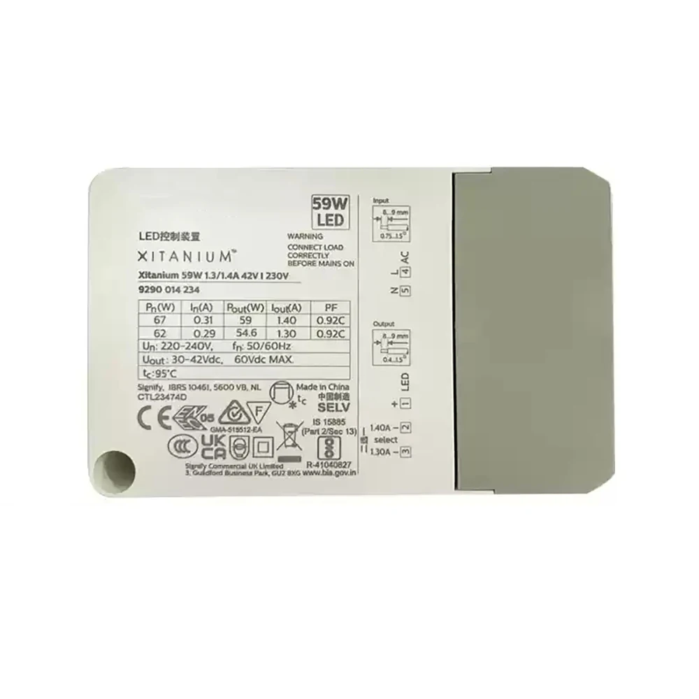 LED Flicker-free Driver Power XITANIUM 27W 36W 44W 50W 59W 64W LED Control Device