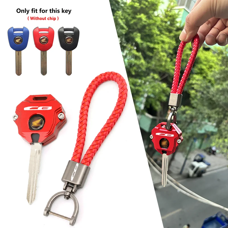 

Motorcycle Key Cover Case Shell & Keyring Keychain For HONDA CB125R CB650R CB500X CB500F CB1100 CB1000R CB 650R 500X 500F 1000R