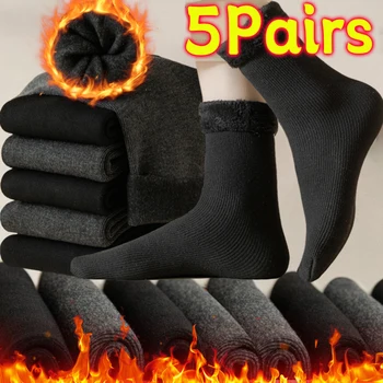 Vrouwen Mannen Wintersokken Warm Dikker Thermische Snowboots Vloersokken Zacht Fluwelen Kasjmier Sok Slaap Effen Kleur Thuis Vloersokken